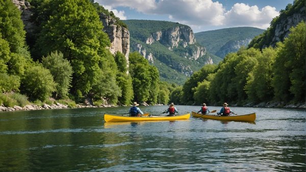 Découvrez les plus belles descentes de l'ardèche en canoe